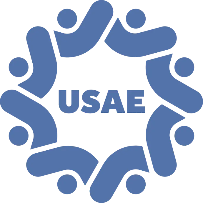 The logo of the Union of Syrian Alawites in Europe.